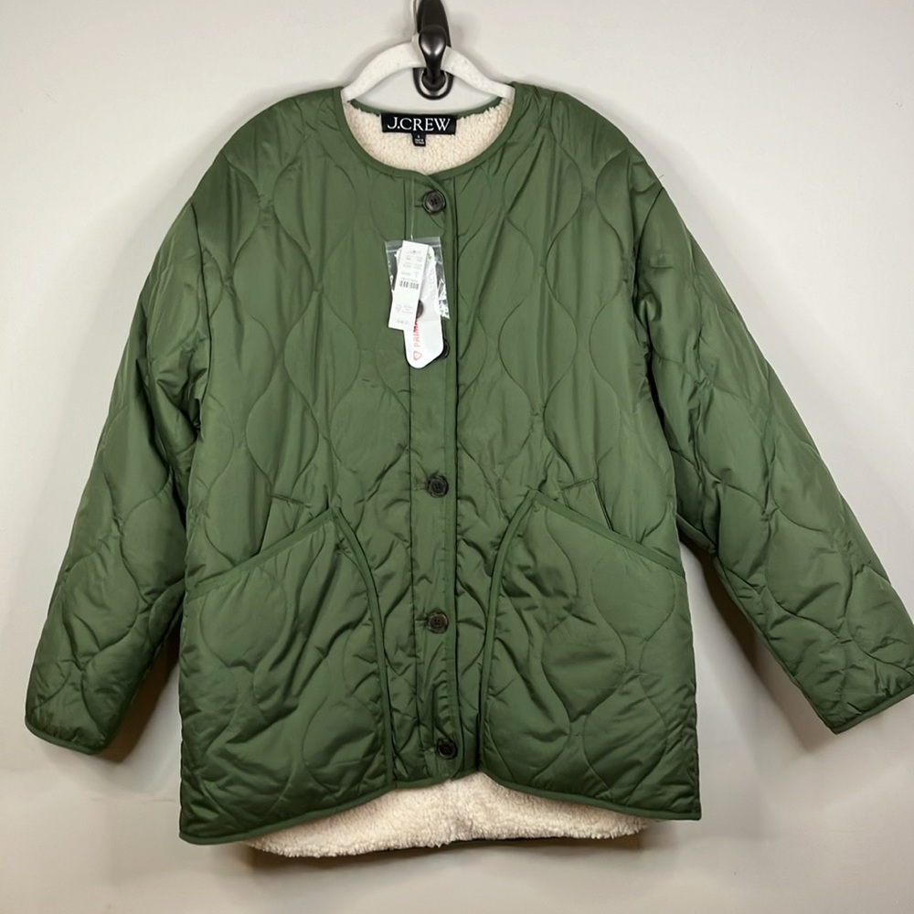 J Crew reversible puffer jacket with Primaloft - Picture 4 of 9